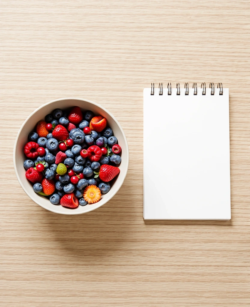 Frische gesunde Zutaten für eine ausgewogene Ernährung